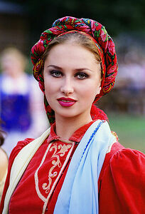 Moscow 2002 Elena Zabolotskaya Krasnodar Kuban Cossack Choir