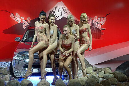 Car dealership in Moscow