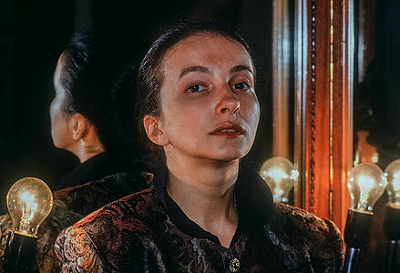 Алла Сегалова режисёр во время постановки в театре им Гоголя , спектакля САЛОМЕЯ